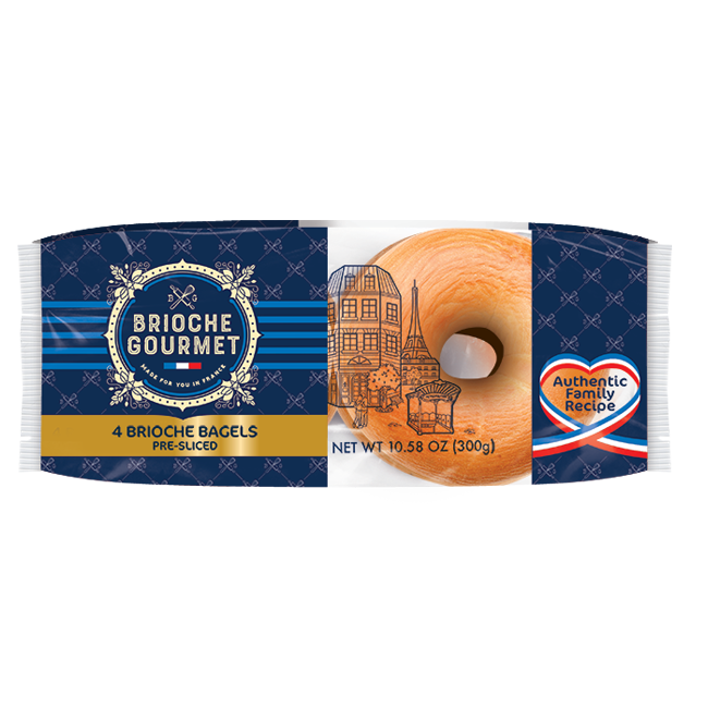 Brioche Bagels, 4 Pack