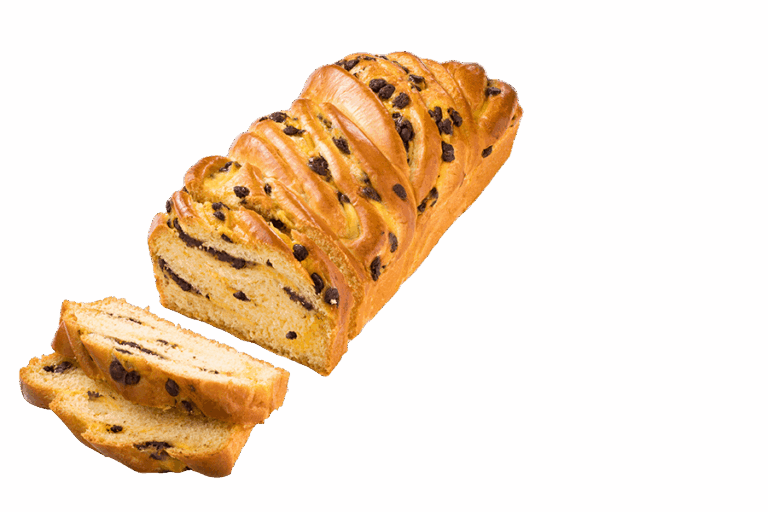 Brioche de chocolate para partir y compartir