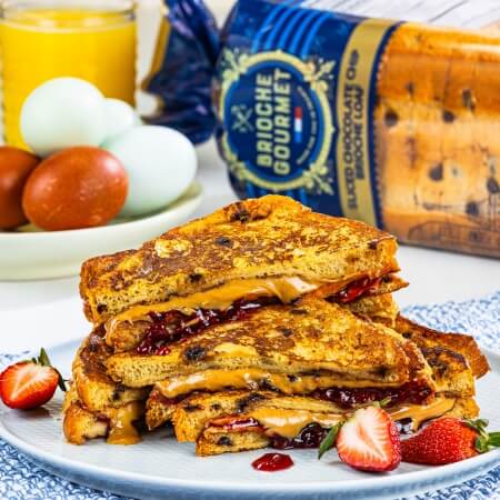 Peanut Butter & Jam French Toast