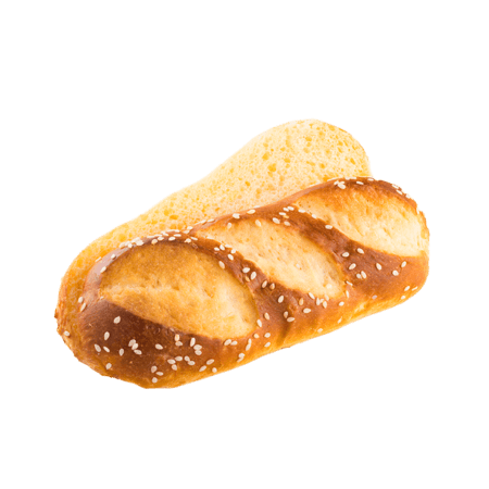 Bretzel hot dog