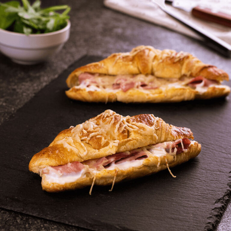 Mini Croissant Al Forno Con Prosciutto