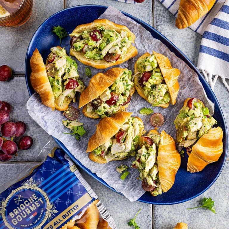 Mini Avocado-Chicken Salad Sandwiches
