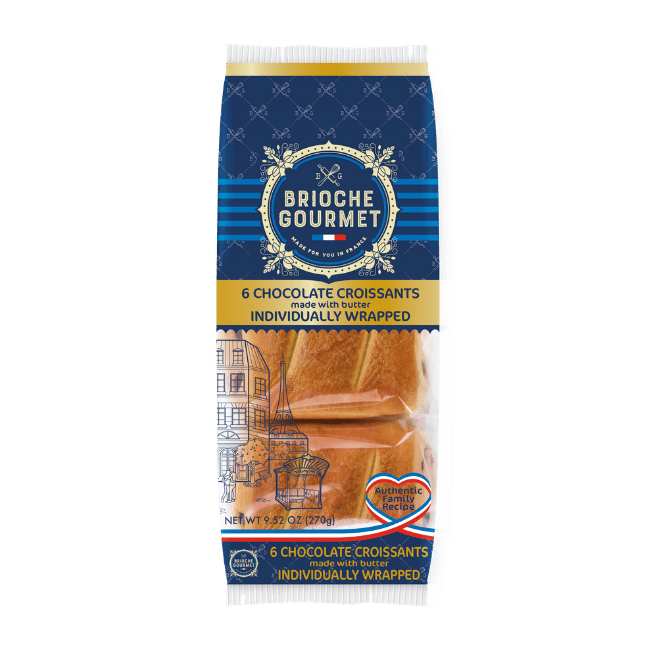 Chocolate Croissants, 6 Pack